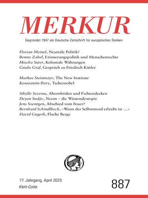 cover image of MERKUR  4/2023